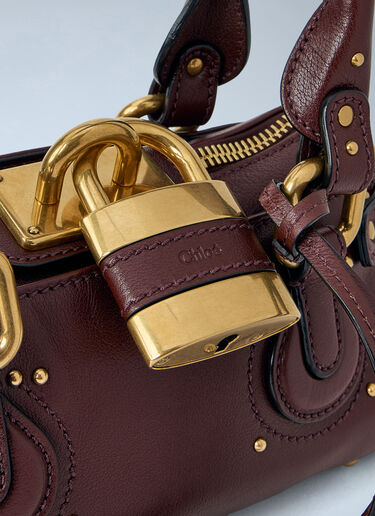 Small Paddington Chain Shoulder Bag Chloé Small Paddington Chain Shoulder Bag Burgundy chl0264049