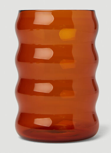 Sophie Lou Jacobsen Jumbo Ripple Glass Orange spl0351004