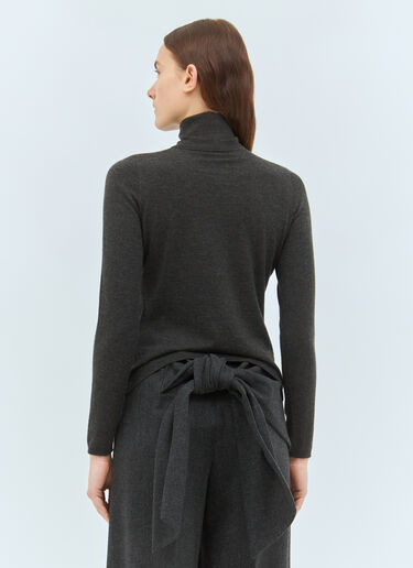 Max Mara 羊绒高领针织衫 灰色 max0258031