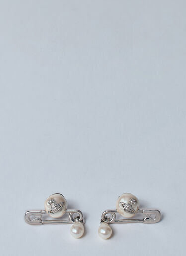 Vivienne Westwood Claude Small Stud Earrings Silver vvw0260027