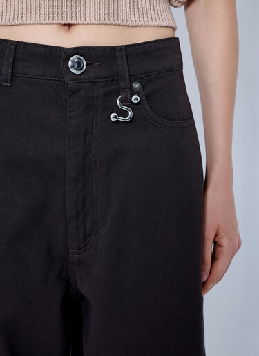 LN-CC® - Sportmax: Wide-Leg Trousers - Brown Sportmax Wide-Leg Trousers Brown spx0265034