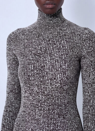 Sportmax 부케 울 스웨터 브라운 spx0266006