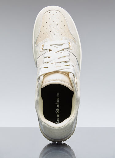 Acne Studios Leather Low Top Sneakers White acn0155037