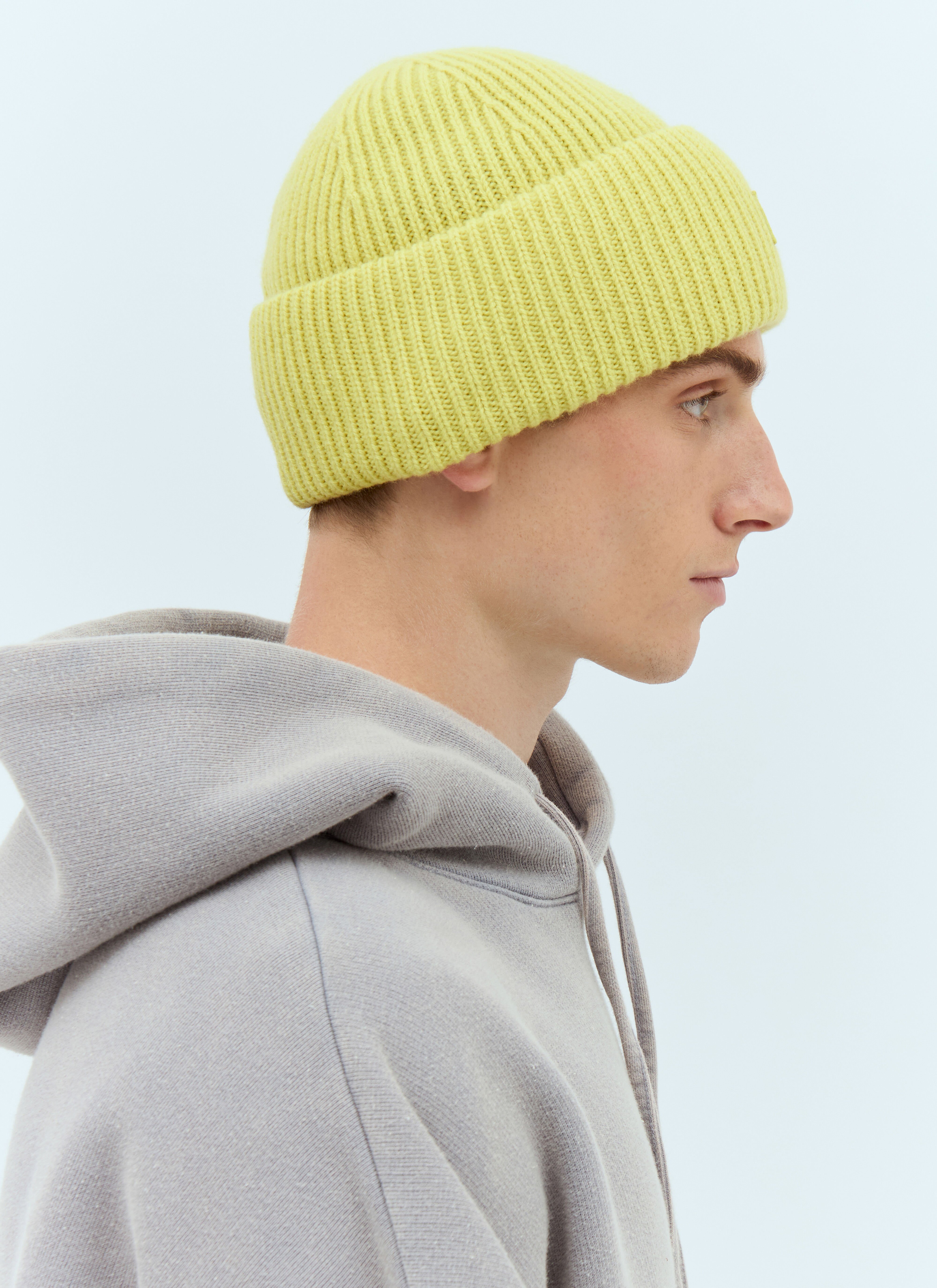 Acne studios yellow beanie clearance