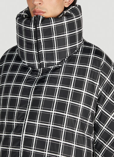 Marni Check Oversized Down Jacket Black mni0154004