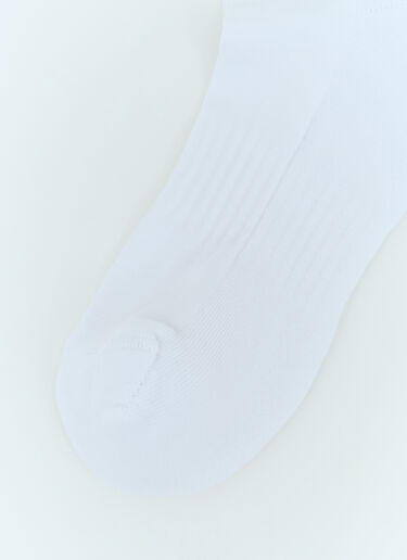 Patta 文字徽标运动袜两件装  白色 pat0156014