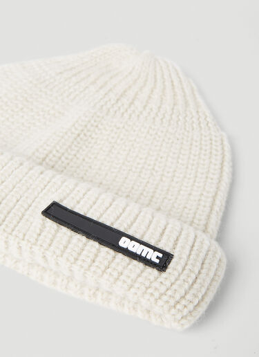 OAMC Peak Beanie Hat White oam0154017