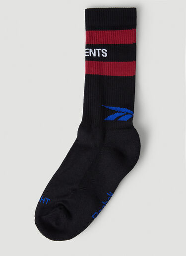 VETEMENTS x Reebok Sports Socks Black vet0147027