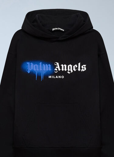 Spray Milan Hooded Sweatshirt Palm Angels Spray Milan Hooded Sweatshirt Black pma0162139