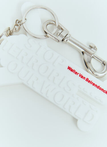 Walter Van Beirendonck Logo Key Ring Red wlt0156028