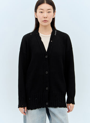 Marni Dishevelled 棉质开衫 黑色 mni0257003