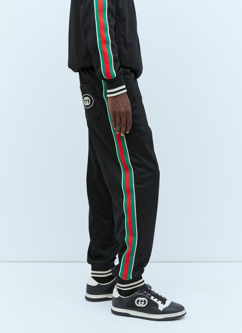 Gucci Technical Jersey Track Pants Black guc0155028
