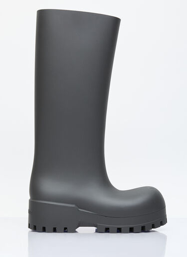 Balenciaga Bulldozer Rain Boots Black bal0255039