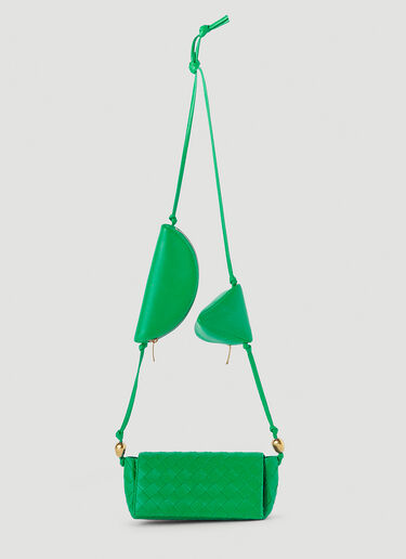 Bottega Veneta Multi Pouch Shoulder Bag Green bov0250035