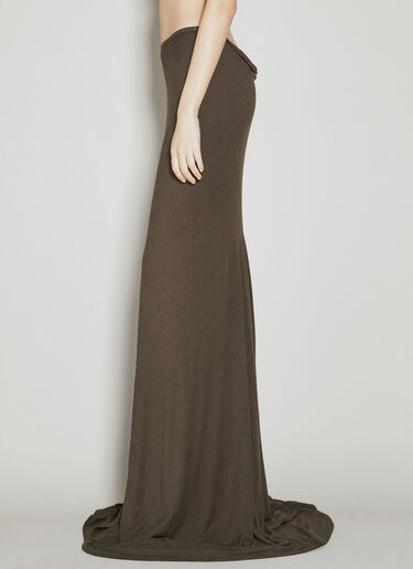 Entire Studios Tink Maxi Skirt Brown ent0253029