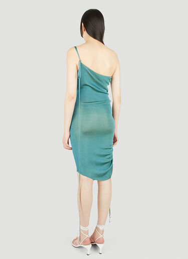 Isa Boulder Reversible Skin Asymmetric Dress Light Green isa0247007