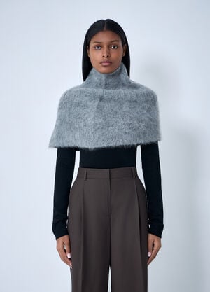 TOTEME Funnel Neck Warmer Grey tot0263090