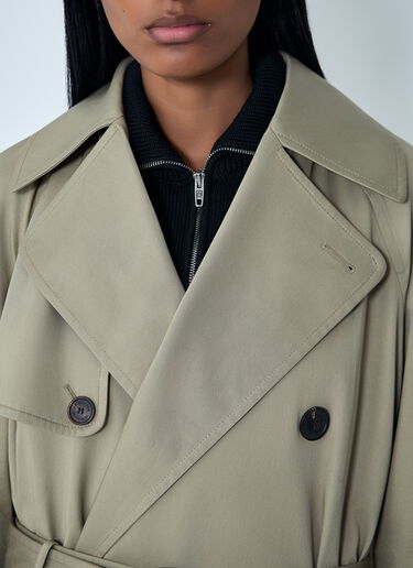Balenciaga Cocoon Maxi Trench Coat Beige bal0262004