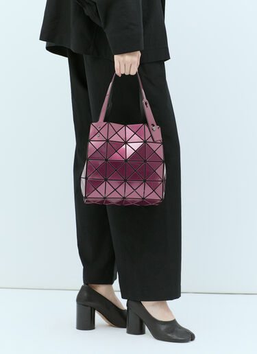 Bao Bao Issey Miyake Carat-2 Handbag Burgundy bao0255009