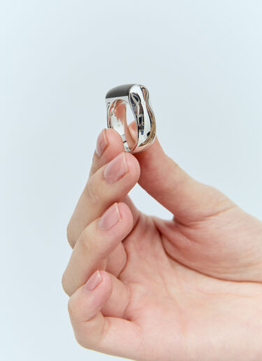 Tom Wood Crest Ring Silver tmw0355002