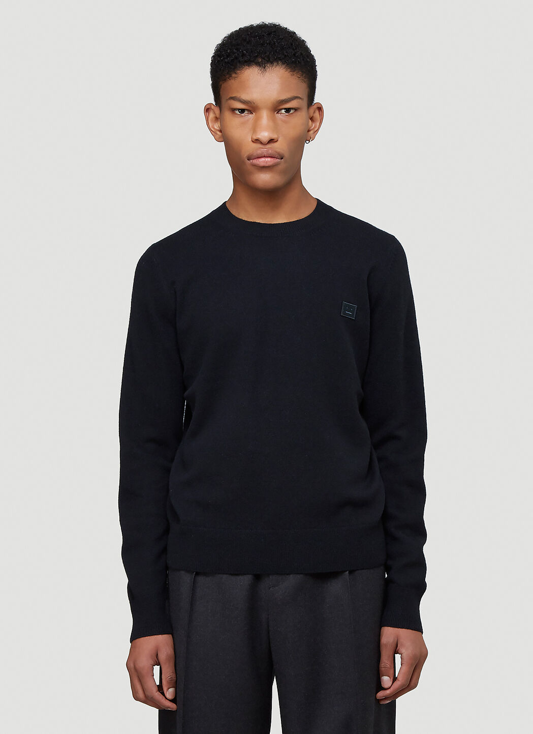 Acne top sweater black