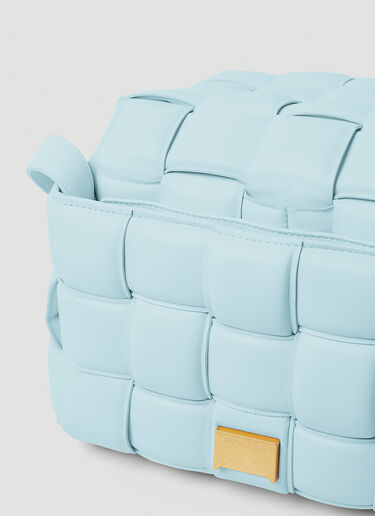 Bottega Veneta Padded Cassette Shoulder Bag Light Blue bov0249007