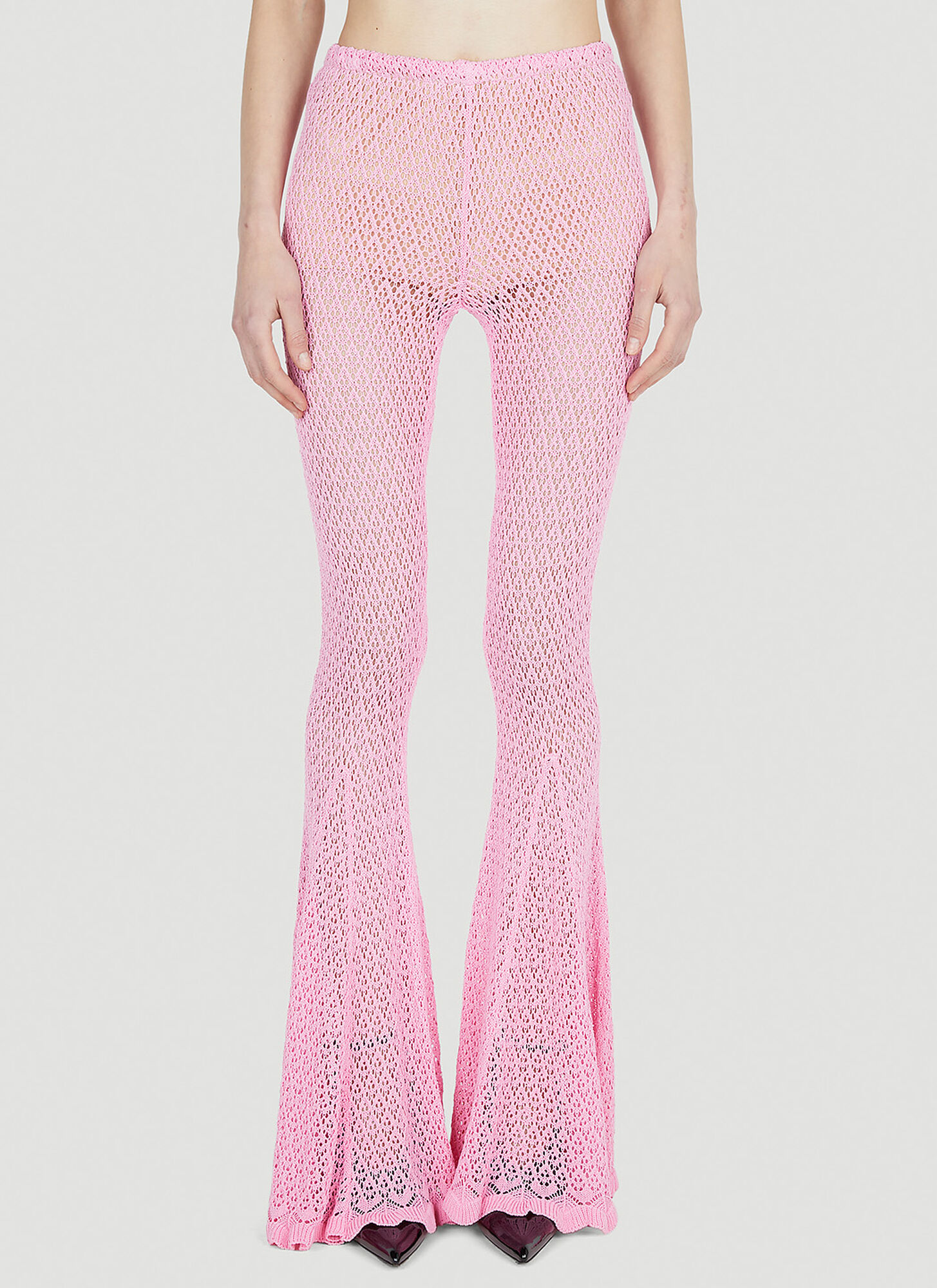 Blumarine Topwear In Rose-pink Viscose In Pink