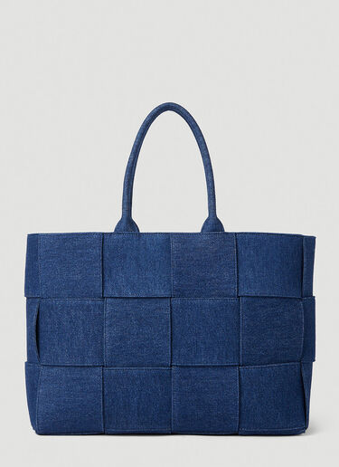 Bottega Veneta Arco Denim Tote Bag Blue bov0352007