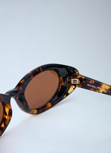 Miu Miu B09S 太阳镜 棕色 lmu0364005