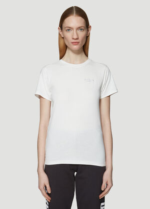 Acne Studios Logo Motif T-Shirt White acn0236028