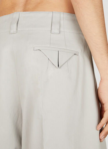 Twill Pleated Pants Bottega Veneta Twill Pleated Pants Grey bov0154002