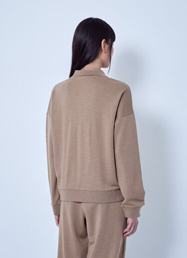 Max Mara Casual Knit Polo Sweater Camel max0266052