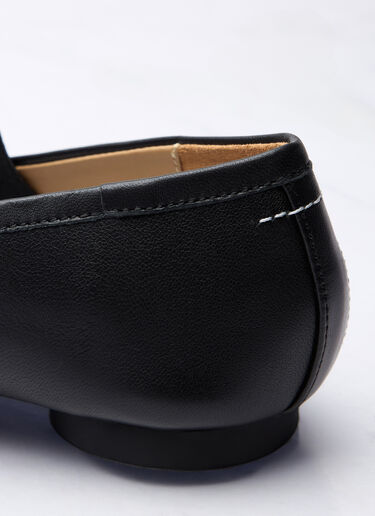 MM6 Maison Margiela 脚趾廓形芭蕾鞋 黑色 mmm0257012