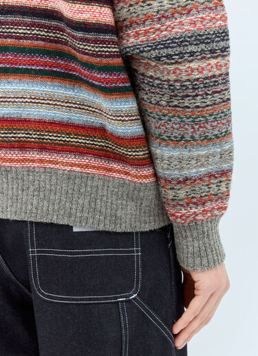 Junya Watanabe Striped Hooded Cardigan Multicolour jwn0158004