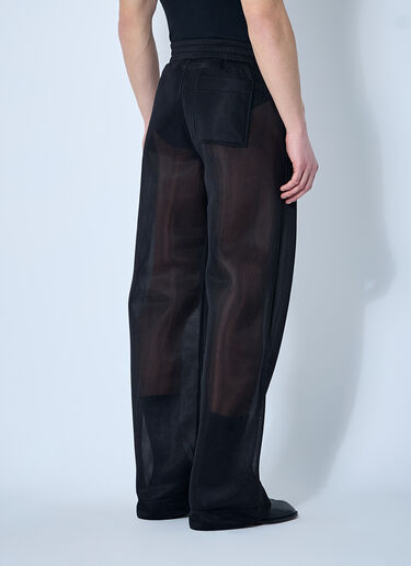 Walter Van Beirendonck 메시 팬츠  블랙 wlt0160001