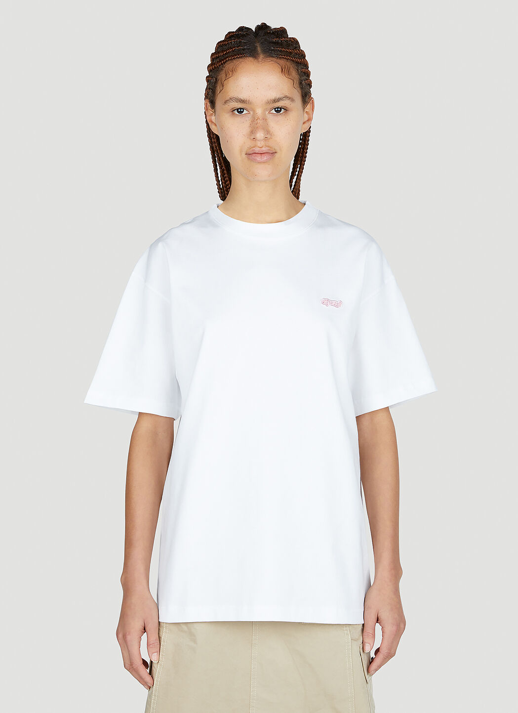 Soulland Balder Patch T-Shirt Beige sld0352020