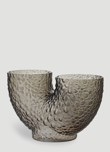 AYTM Aura Low Vase Black wps0670062