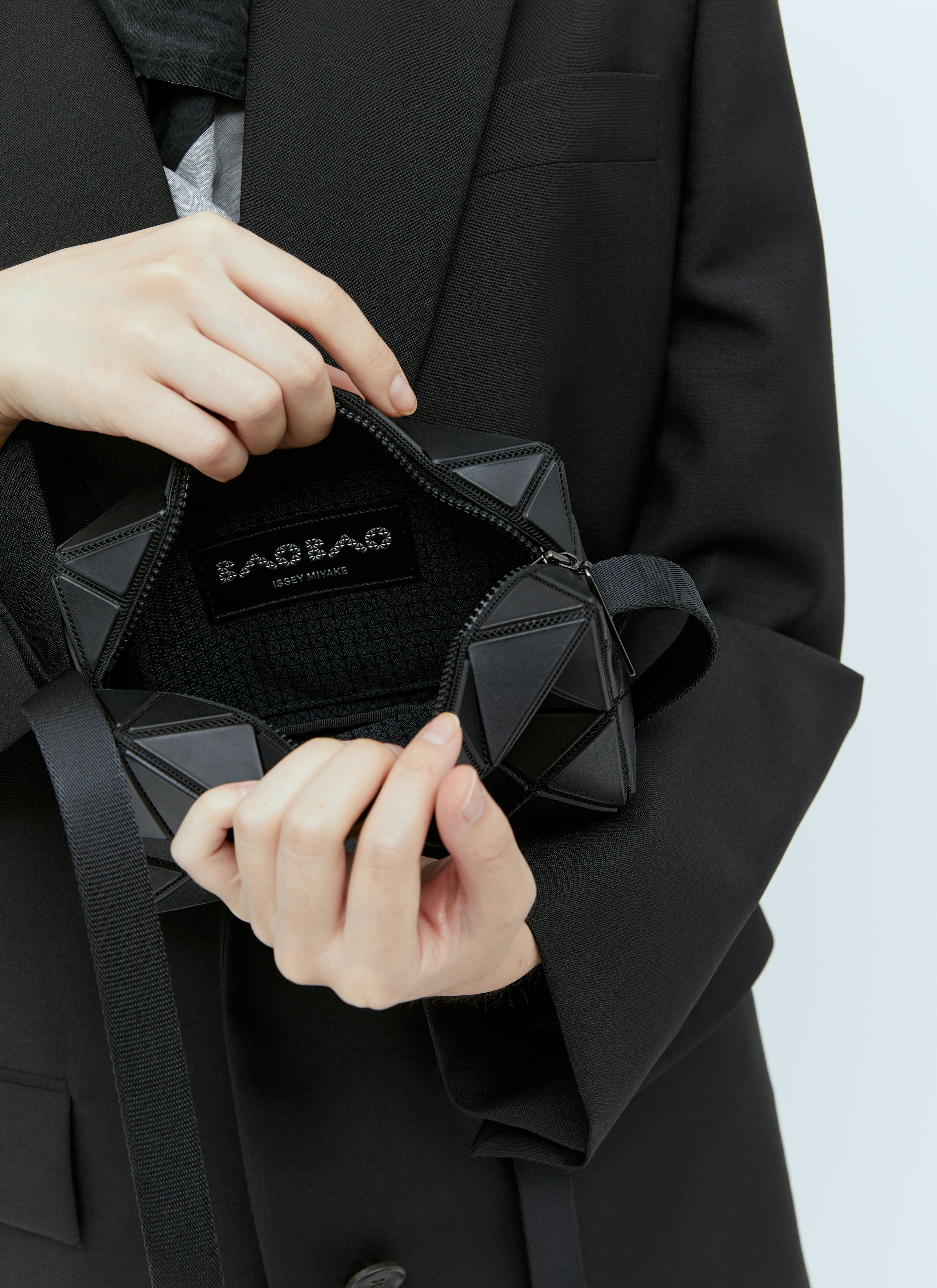 Bao Bao Issey Miyake Women s Cuboid Shoulder Bag in Black LN CC