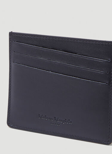 Maison Margiela Embossed Diagonal Slot Cardholder Black mla0147015