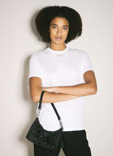 Prada Mini Re-Edition Shoulder Bag Black pra0258073