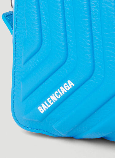 Balenciaga Car Camera Shoulder Bag Blue bal0151075
