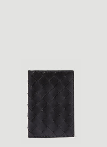 Bottega Veneta Intrecciato Bi-Fold Wallet  Black bov0245078