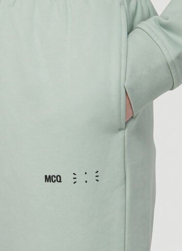 MCQ IC0 Logo Print Track Pants Green mkq0247046