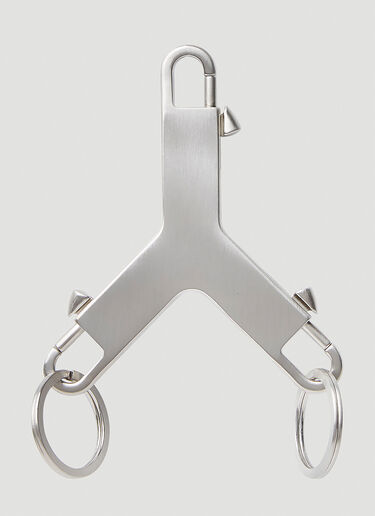 ケルベロス キーリング Rick Owens ケルベロス キーリング シルバー ric0153038