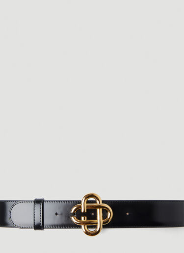 Casablanca Logo Buckle Belt Black cbl0247019