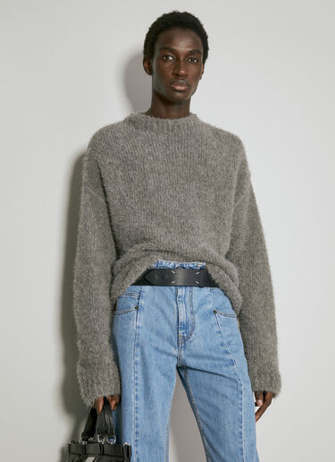 Four Stitches Leather Belt Maison Margiela Four Stitches Leather Belt Black mla0355001