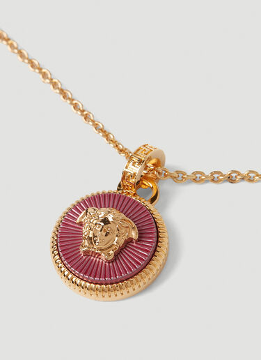 Versace 메두사 펜던트 네크리스 골드 vrs0253036
