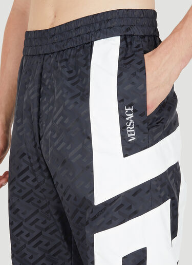 Versace La Greca Track Pants Black ver0149006