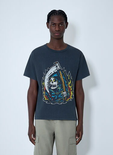 Logo Motif T-Shirt Gallery Dept. Logo Motif T-Shirt Black gdp0162050