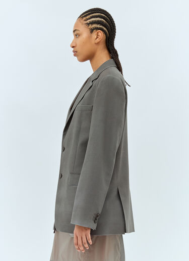 Maison Margiela Mohair Wool Suit Blazer Grey mla0257005